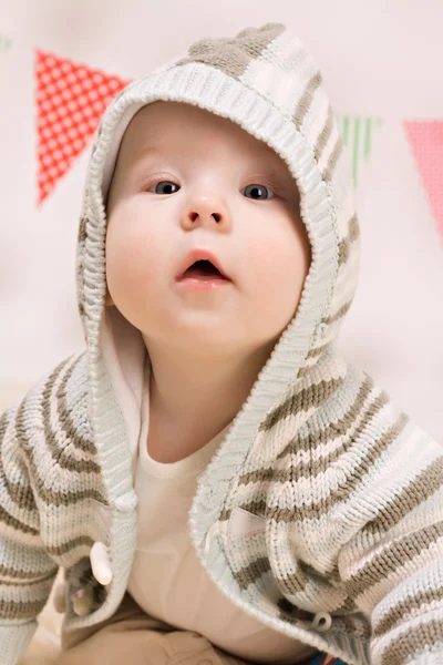 Tatlı erkek bebek. — Stok fotoğraf