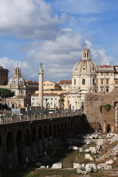Cityscape of italian capital Rome — стокове фото