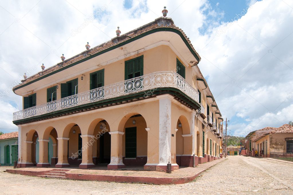 A view of one of thebuildings in Trinidad, cuba