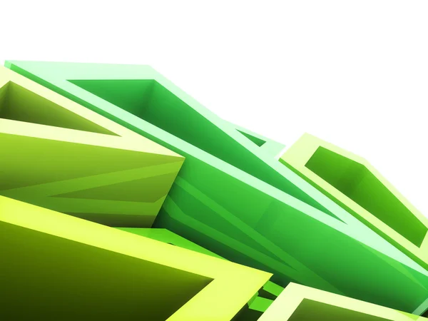 Geometrische groene achtergrond — Stockfoto