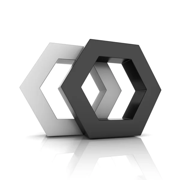 Hexagons union — Stock Photo, Image
