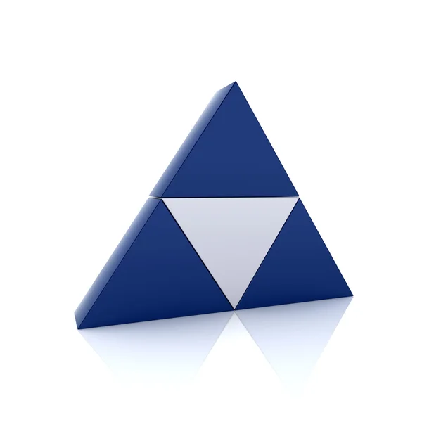 Pyramidenkonzept — Stockfoto