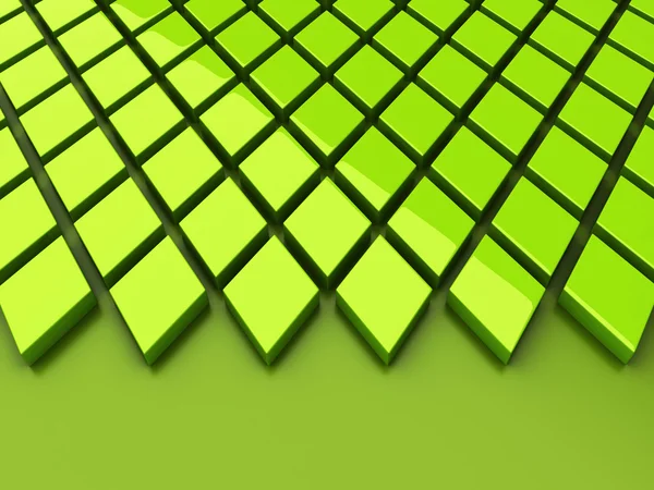 Groene vierkantjes — Stockfoto