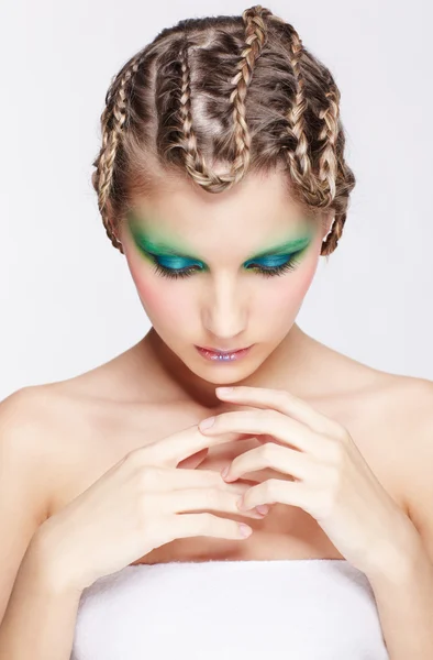 á Kreativnyh Prichesok Foto Fotografii Kreativnaya Pricheska Skachat Na Depositphotos