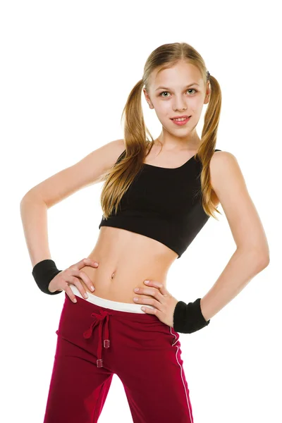 Fitness für Mädchen — Stockfoto
