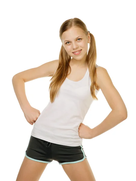 Fitness dla dziewczyny — Zdjęcie stockowe