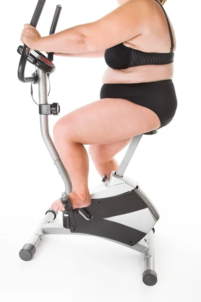 Mujer gorda Fitness —  Fotos de Stock