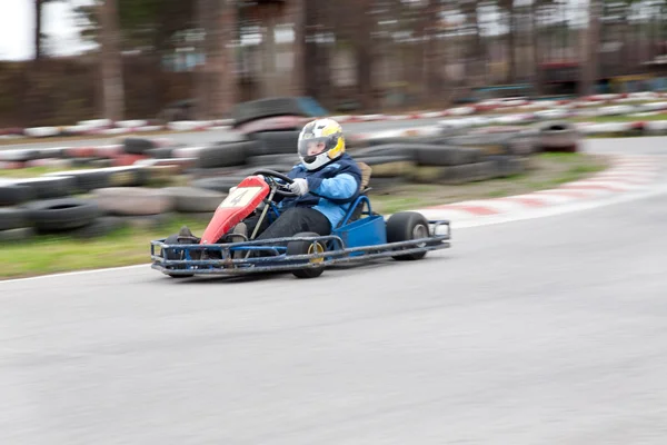 Karting race — Stock Photo, Image