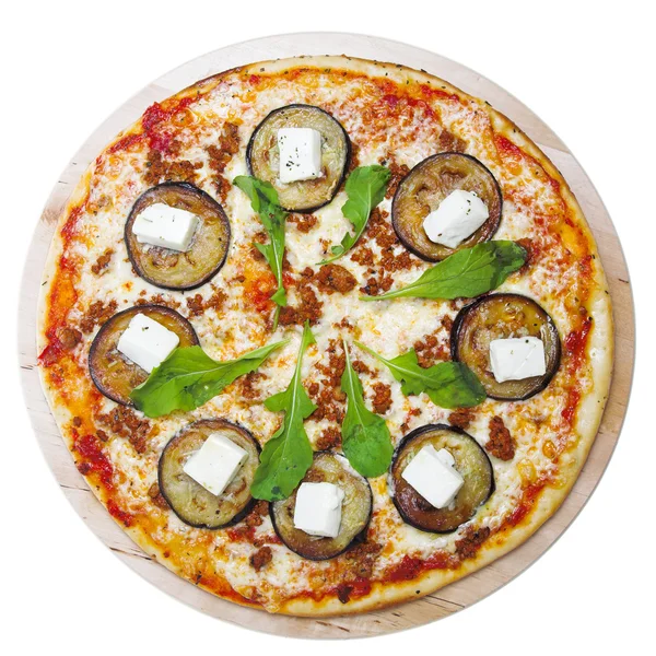 Pizza isolerade — Stockfoto