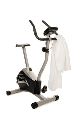 Gym bicycle machine clipart