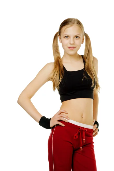 Fitness dla dziewczyny — Zdjęcie stockowe