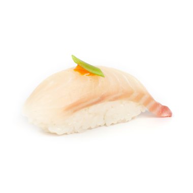 Japanese sushi on a white background clipart