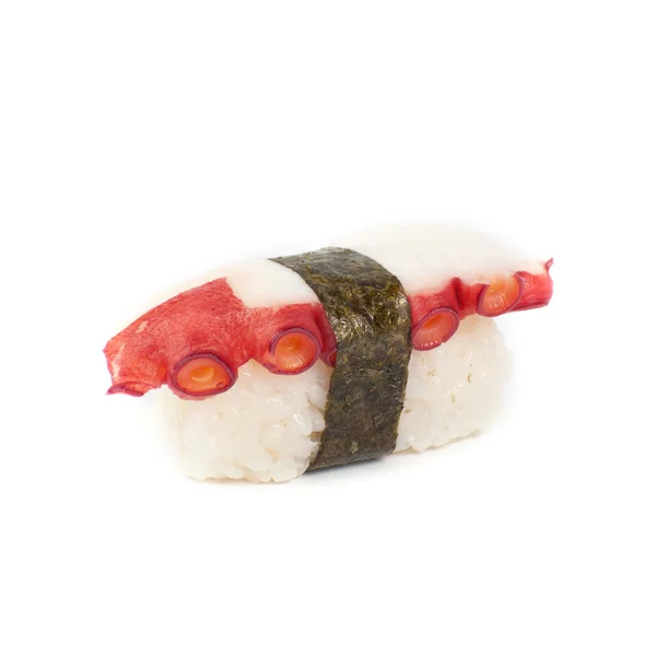 Sushi japonês em um fundo branco — Fotografia de Stock