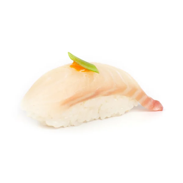 Sushi japonês em um fundo branco Fotografias De Stock Royalty-Free