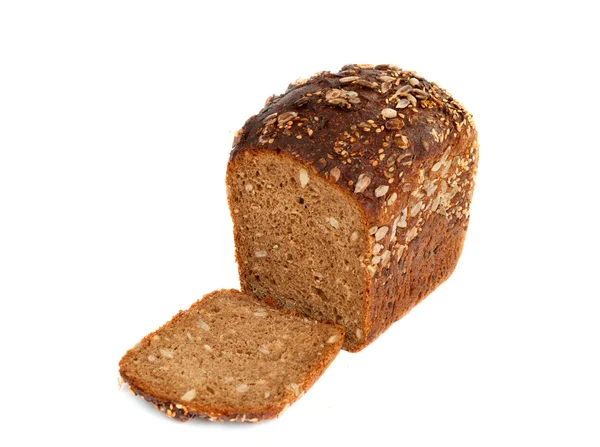 Chleb na białym tle — Zdjęcie stockowe