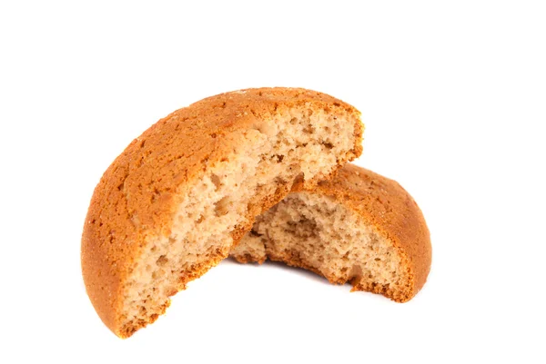 孤立的燕麦饼干 — 图库照片