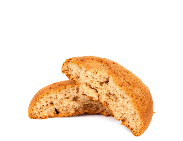 孤立的燕麦饼干 — 图库照片