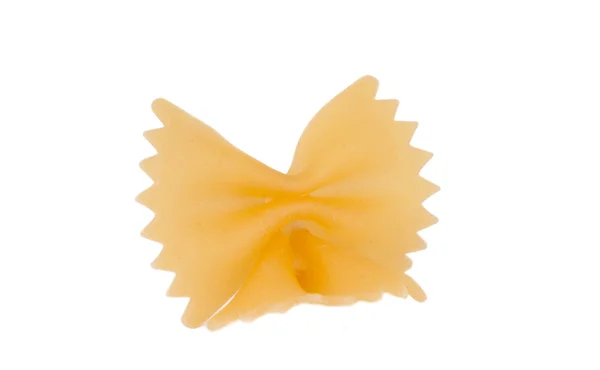 Farfalle pasta isolated on white background — Stock Photo, Image