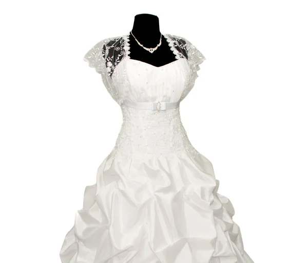 Весільну сукню, ізольовані — стокове фото