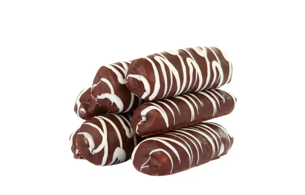 Schokoladenkeks isoliert — Stockfoto