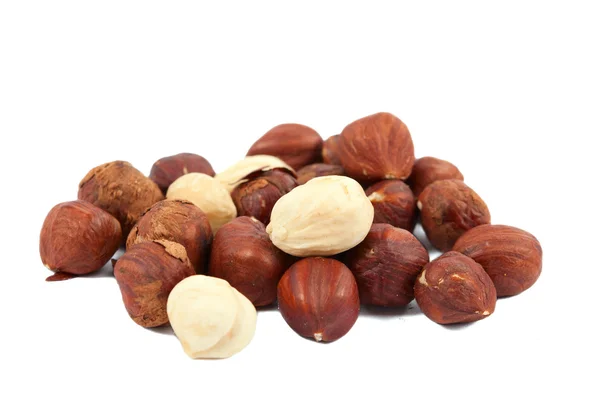 Hazelnuts isolated — Stock Photo, Image