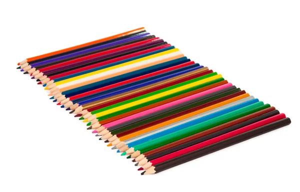 Lápis de cor isolados — Fotografia de Stock