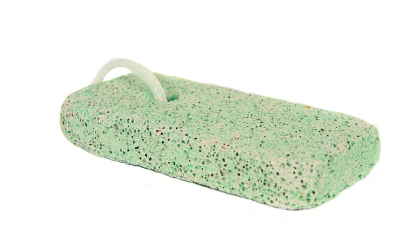 Green pumice isolated — Stock Photo, Image