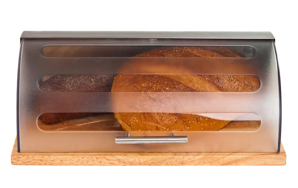Breadbasket buns with isolated — Stock Photo, Image