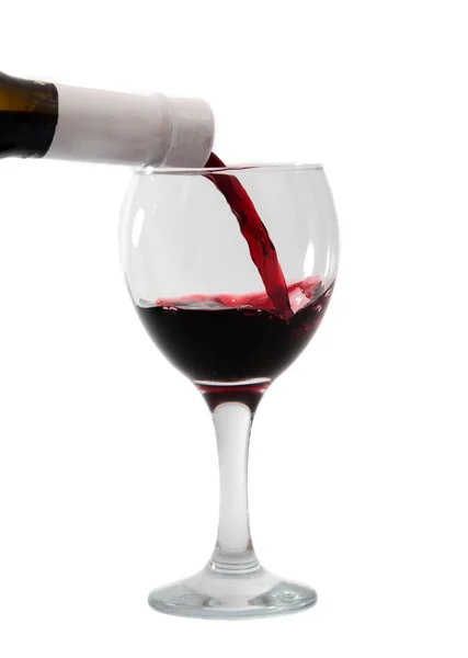 Bottle and a glass of wine — Stock Photo, Image