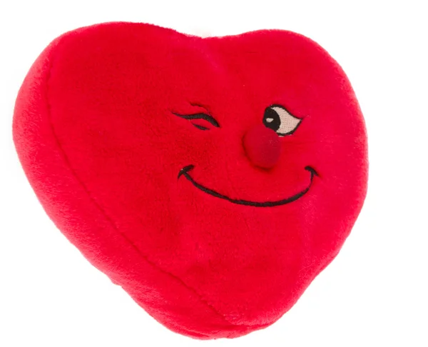 Coração de travesseiro caseiro — Fotografia de Stock