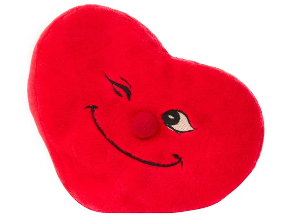 Homemade pillow heart — Stock Photo, Image