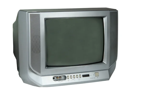 Grijze tv geïsoleerd — Stockfoto