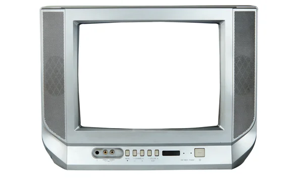 Grijze tv geïsoleerd — Stockfoto