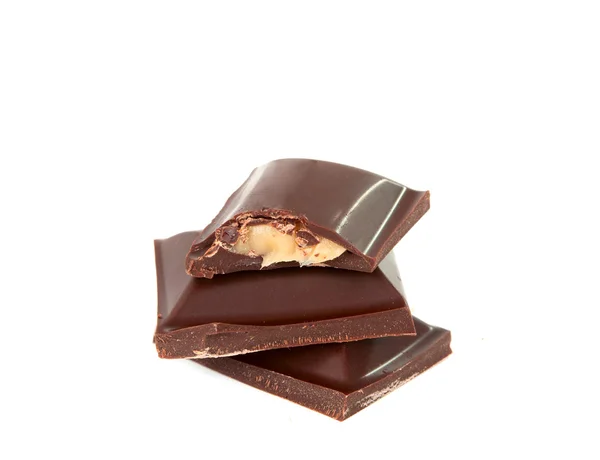 Schokolade isoliert — Stockfoto