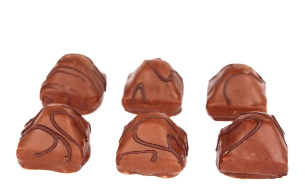 Chokolade slik isoleret - Stock-foto