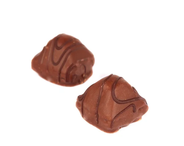 Bonbons au chocolat isolé — Photo