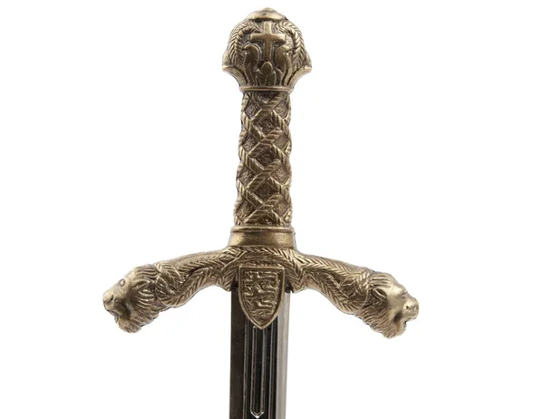 Izole kılıç kabzası — Stok fotoğraf