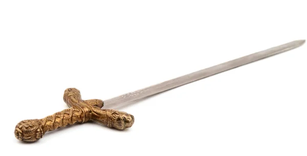 Miecz na białym tle — Zdjęcie stockowe