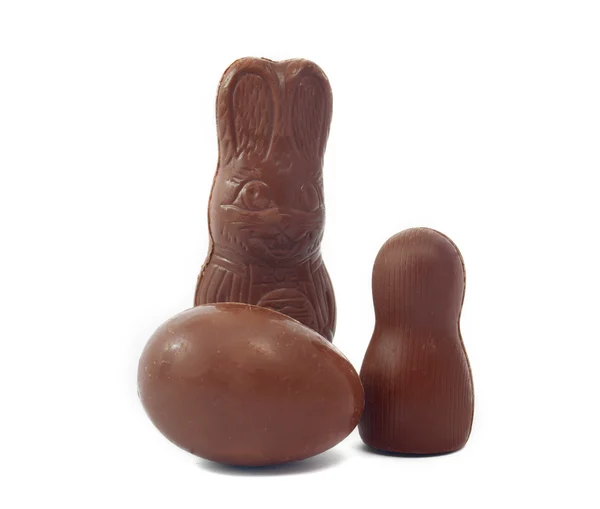Velikonoční čokoládu, samostatný — Stock fotografie