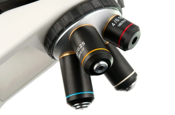 Microscopio isolato — Foto Stock