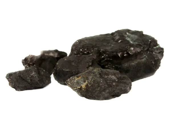 İzole kömür — Stok fotoğraf