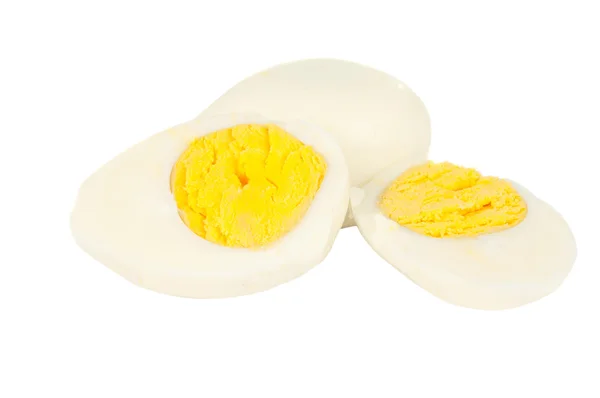 Boiled eggs isolated — Stock Photo, Image