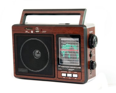 Old radio isolated clipart