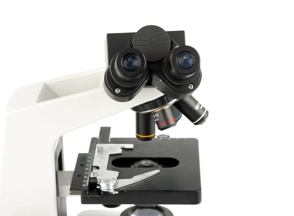 孤立的显微镜 — 图库照片