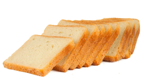 Pão para torradas isoladas — Fotografia de Stock