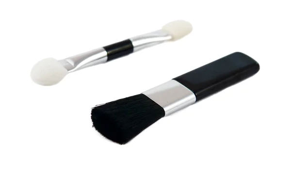 Makeup brushes isolated — Stock Photo, Image