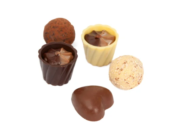 고립 된 초콜릿 사탕 — 스톡 사진