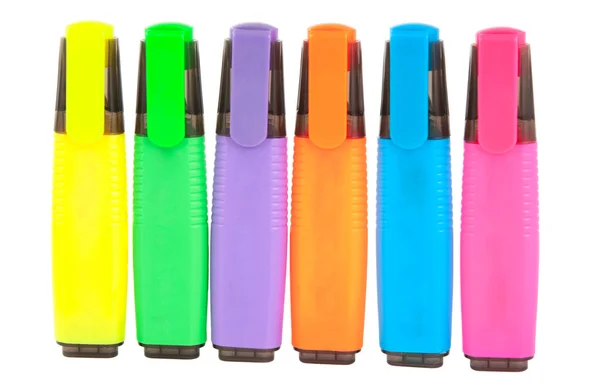 Color markers isolated — Stock Photo, Image