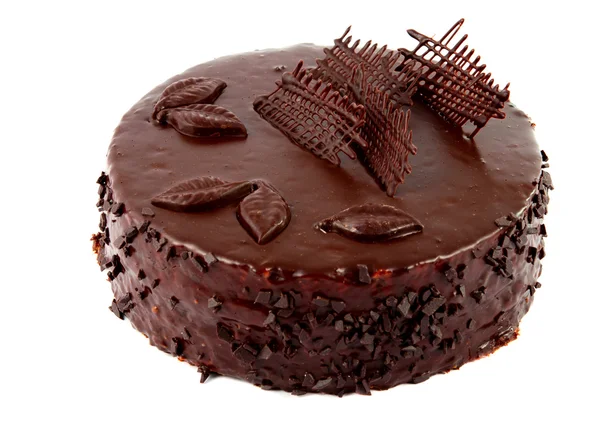 孤立したチョコレート ケーキ — ストック写真