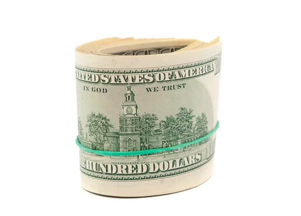 Dollars isolated — Stock Photo, Image